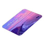 Magnet Flexible Citation Inspirante Pink Purple Ocean Sunset (Côté Gauche)