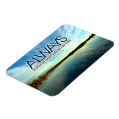 Magnet Flexible Citation Inspirationnelle Abraham Lincoln "Toujour (Côté Gauche)