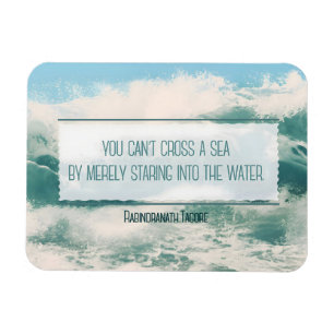 Magnet Flexible Citation Inspirationnelle "Cross a sea" Flexible