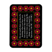 Magnet Flexible Citation Inspirationnelle Sur L'Aimant Désactivé (Vertical)