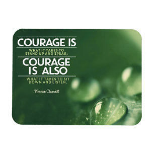 Magnet Flexible Citation inspirée de Winston Churchill