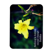 Magnet Flexible Citation Jaune Inspirationnelle (Vertical)