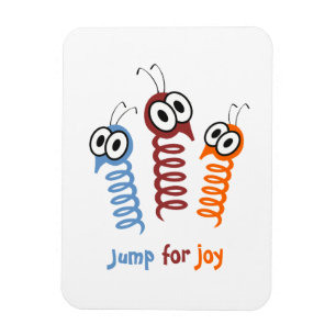 Magnet Flexible Citation mignonne pour sauter de joie drôle