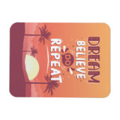 Magnet Flexible Citation Motivationnelle Rêve Croire Répéter (Horizontal)