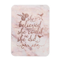 Citation Rose Gold Elle a Cru Elle a Pu