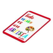 Magnet Flexible Citation Todo Nino es un Artista (Côté Gauche)