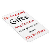 Magnet Flexible Citations à propos de Frères (Côté Droit)