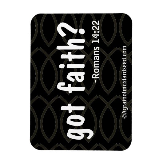 Magnet Flexible Citations bibliques Agrainofmustardseed.com (Vertical)