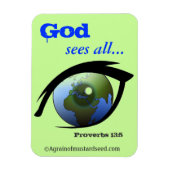 Magnet Flexible Citations bibliques Agrainofmustardseed.com (Vertical)