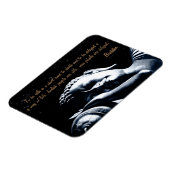 Magnet Flexible Citations de bouddha & Bouddha couché / Sous les é (Côté Gauche)