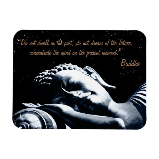 Magnet Flexible Citations de Bouddha et Bouddha couché sous les ét (Horizontal)