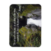 Magnet Flexible Citations de bouddha et cascade, Méditation de la  (Vertical)