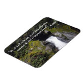 Magnet Flexible Citations de bouddha et cascade, Méditation de la  (Côté Gauche)