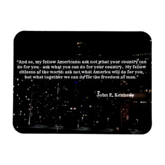 Magnet Flexible Citations de JFK