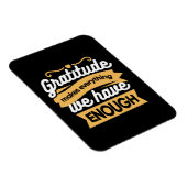 Magnet Flexible Citations de la typographie de la Gratitude inspir (Côté Droit)