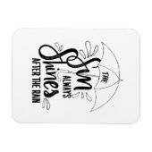 Magnet Flexible Citations de pluie Sun Citations de résultats posi (Horizontal)