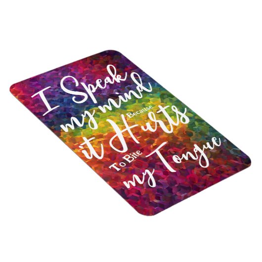 Magnet Flexible Citations Drôle Dit, Parlez Votre Réfrigérateur D' (Côté Droit)