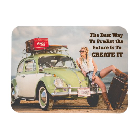 Magnet Flexible Citations inspirantes pour le travail à vie Les en (Horizontal)