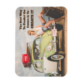 Magnet Flexible Citations inspirantes pour le travail à vie Les en (Vertical)