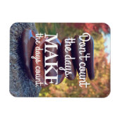 Magnet Flexible Citations Inspirationnelles Pierres Zen Motivation (Horizontal)