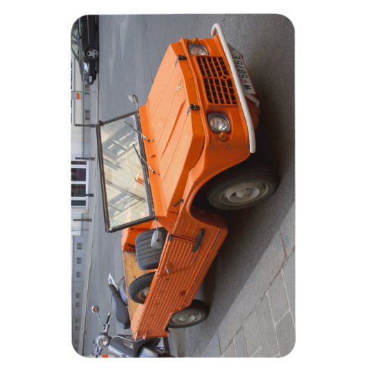Magnet Flexible Citroen orange Mehari (Vertical)
