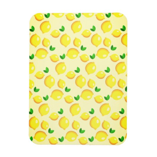 Magnet Flexible Citrons jaunes frais (Vertical)