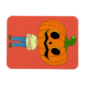 Magnet Flexible citrouille chef chibi garçon (Horizontal)