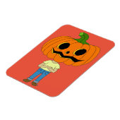 Magnet Flexible citrouille chef chibi garçon (Côté Gauche)