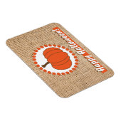 Magnet Flexible Citrouille d'Halloween Burlap (Côté Droit)
