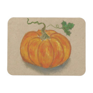 Magnet Flexible Citrouille orange clair