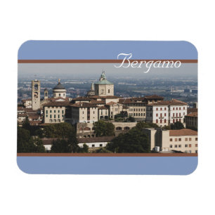 Magnet Flexible Città Alta Panorama, Bergame, Italie