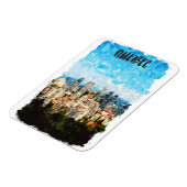 Magnet Flexible Cityscape Québec Canada (Côté Gauche)