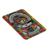 Magnet Flexible Clan Buchanan Crest Badge & Tartan (Côté Droit)