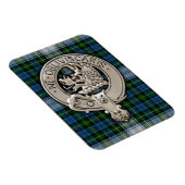 Magnet Flexible Clan Campbell Crest & Dress Tartan (Côté Droit)