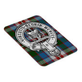Magnet Flexible Clan Donnachaidh (Robertson) Crest & Dress Tartan (Côté Droit)