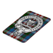 Magnet Flexible Clan Donnachaidh (Robertson) Crest & Dress Tartan (Côté Gauche)