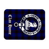 Magnet Flexible Clan Home Crest Badge et Tartan (Horizontal)