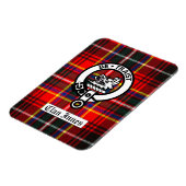 Magnet Flexible Clan Innes Crest Badge & Tartan (Côté Gauche)