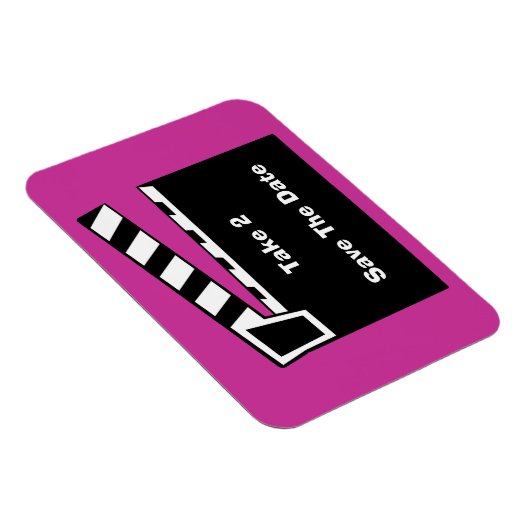 Magnet Flexible Clapperboard Ardoise Film Enregistrer La Date Flex (Côté Droit)