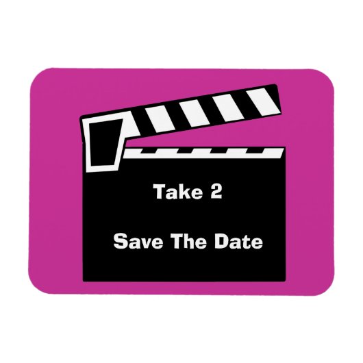 Magnet Flexible Clapperboard Ardoise Film Enregistrer La Date Flex (Horizontal)
