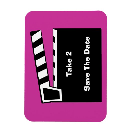 Magnet Flexible Clapperboard Ardoise Film Enregistrer La Date Flex (Vertical)