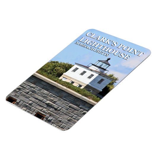 Magnet Flexible Clark's Point Lighthouse Massachusetts FlexiMagnet (Côté Gauche)