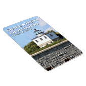 Magnet Flexible Clark's Point Lighthouse Massachusetts FlexiMagnet (Côté Droit)