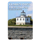 Magnet Flexible Clark's Point Lighthouse Massachusetts FlexiMagnet (Vertical)