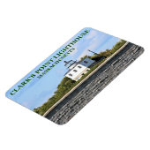Magnet Flexible Clark's Point Lighthouse Massachusetts FlexiMagnet (Côté Gauche)