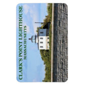 Magnet Flexible Clark's Point Lighthouse Massachusetts FlexiMagnet (Vertical)