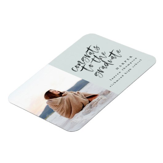 Magnet Flexible Classe d'aimant faire-part diplômé photo 2018 (Côté Gauche)