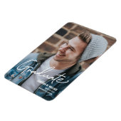 Magnet Flexible Classe de 2021 Moderne Faire-part (Côté Gauche)