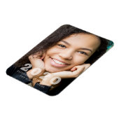 Magnet Flexible Classe de Faire-part de graduation photo personnal (Côté Gauche)