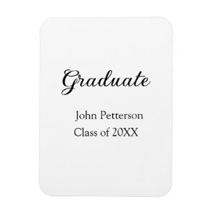 Magnet Flexible Classe de fin d'études de 20XX simple graduation m